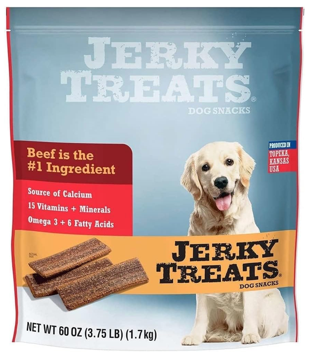 Jerky Treats American Beef Dog Snacks 60 oz