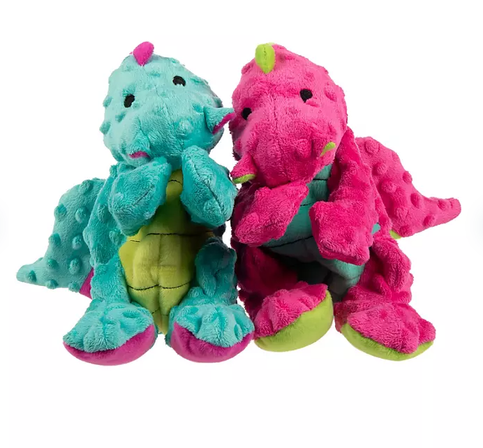 goDog Dragons Large Dog Toys with Chew Guard Technology 2 pk.